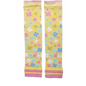 Flower Legging's Wear for Baby, Huggalug's Girl Leg Warmers, Sunny Flower Petal